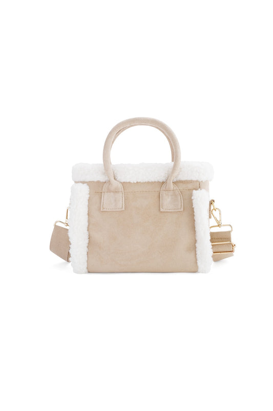 Suede tas teddy