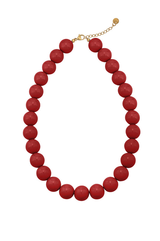 Ketting parels rood