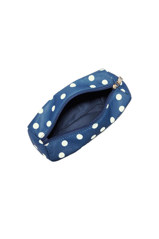 Toilettas polkadots blauw