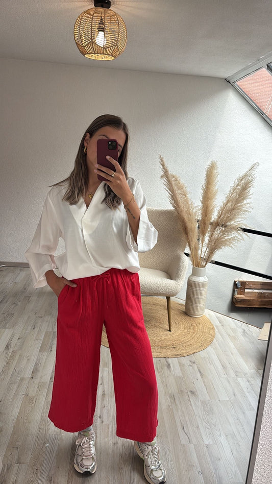 Rode tetra broek