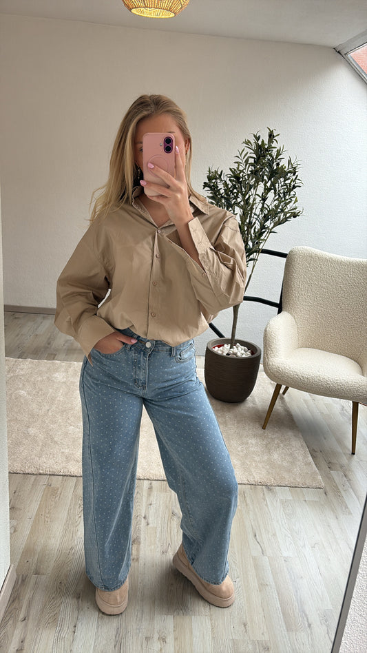 BEIGE BLOUSE
