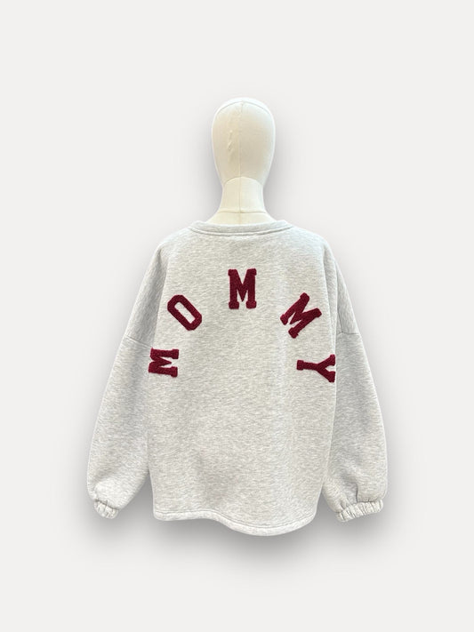 MOMMY SWEATER BURGUNDY