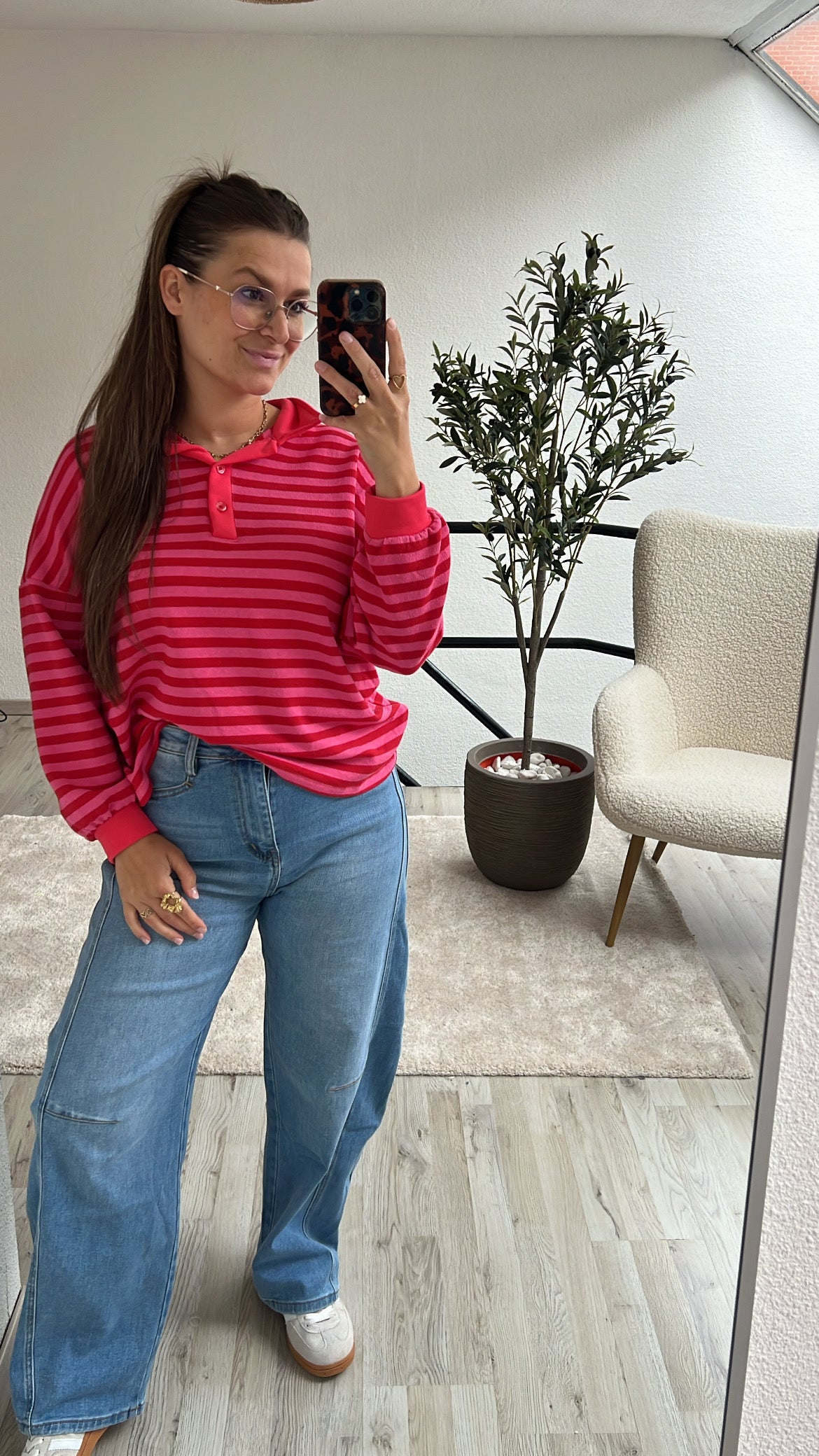 ROZE POLO SWEATER