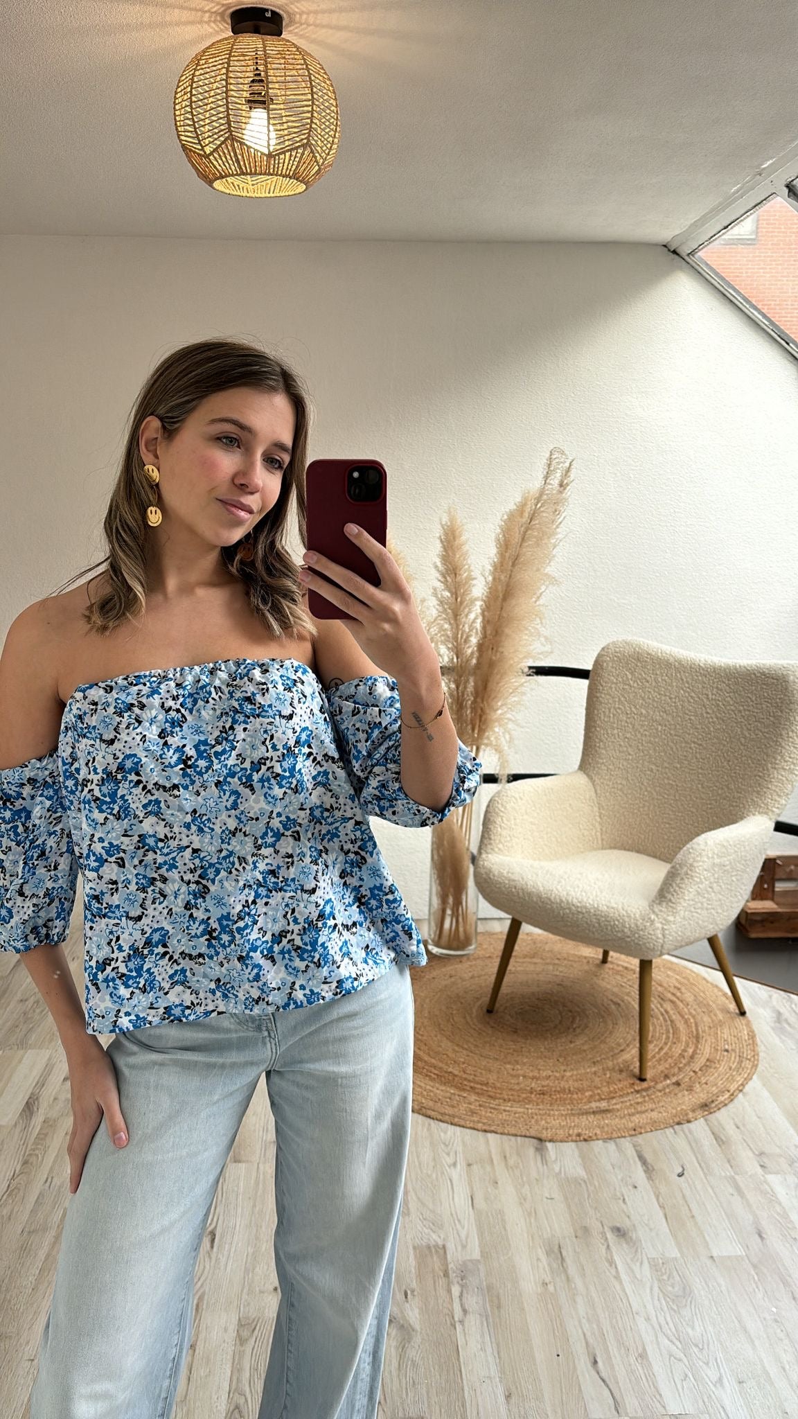 Off shoulder blouse