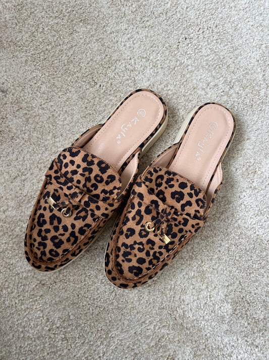 LEOPARD LOAFERS
