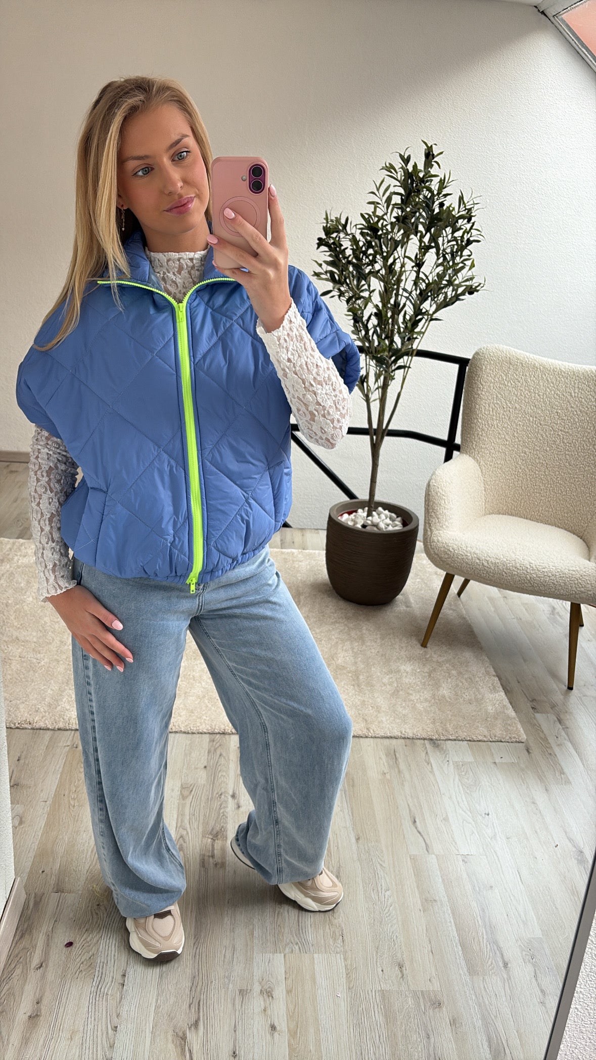 BABYBLAUWE BODYWARMER