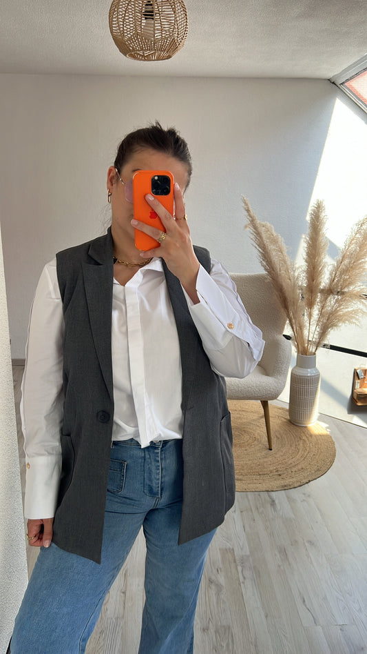 Grijze gilet