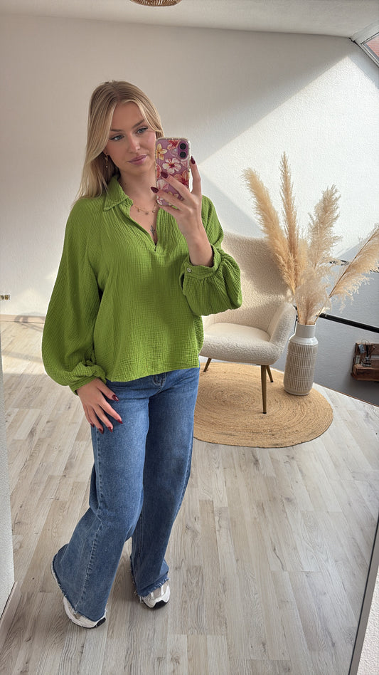 Mom jeans donkerblauw