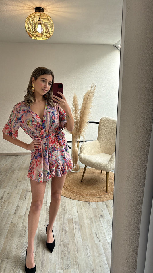 Playsuit met kleurtjes