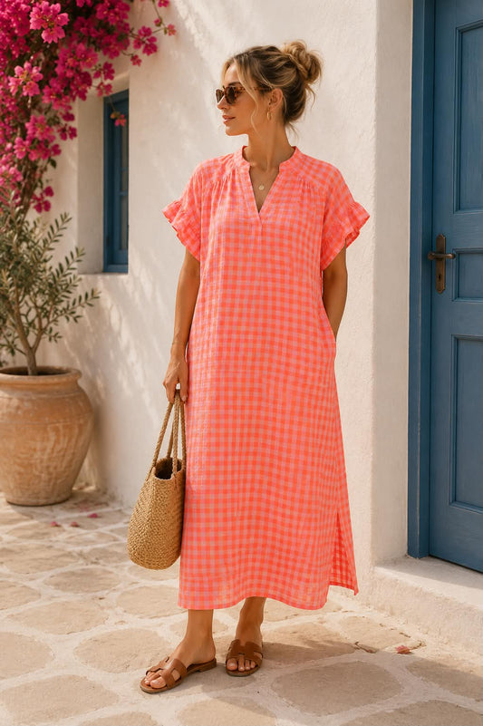 JURK RUITJE ORANJE-ROZE