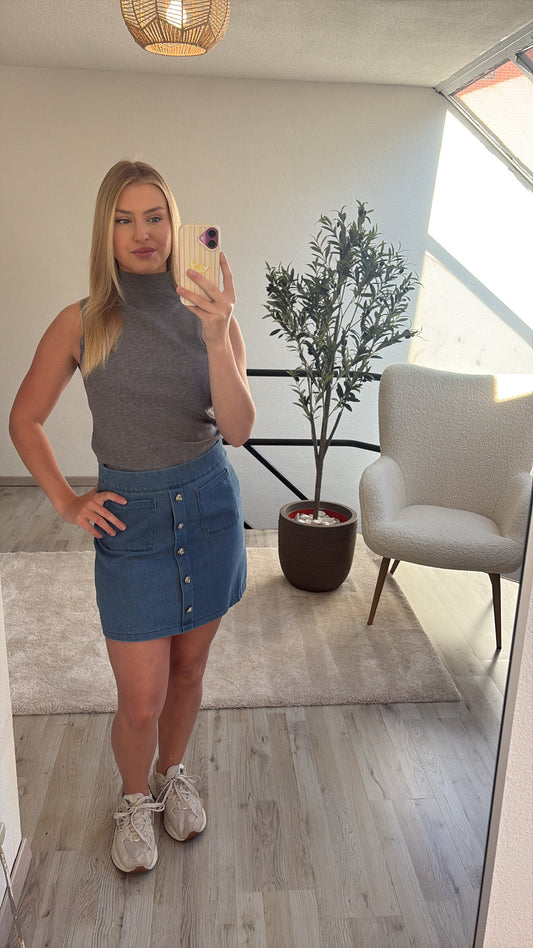 JEANSROK KNOOPJES