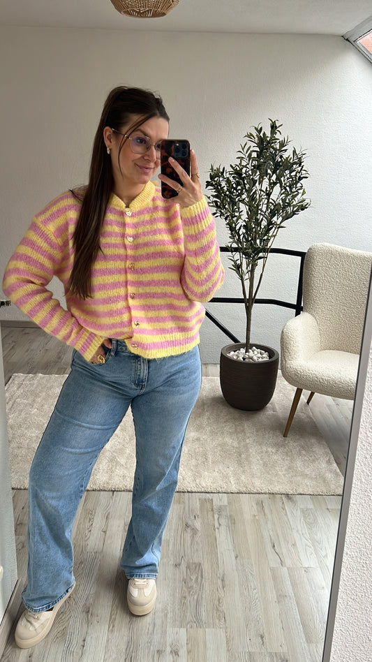 STRIPED CARDIGAN HART