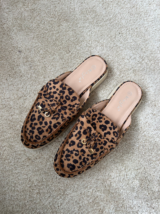 LEOPARD LOAFERS