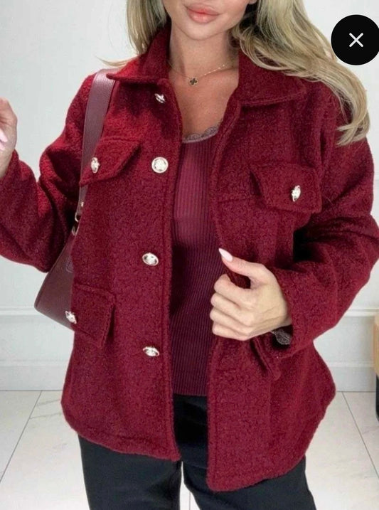 Teddyjasje burgundy