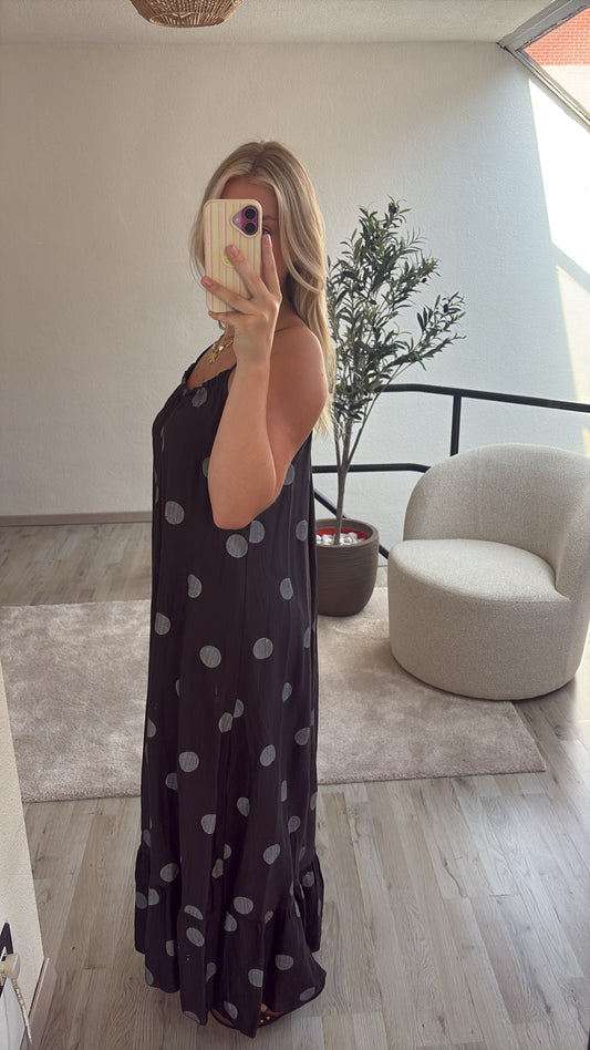 POLKADOT JURK BRUIN