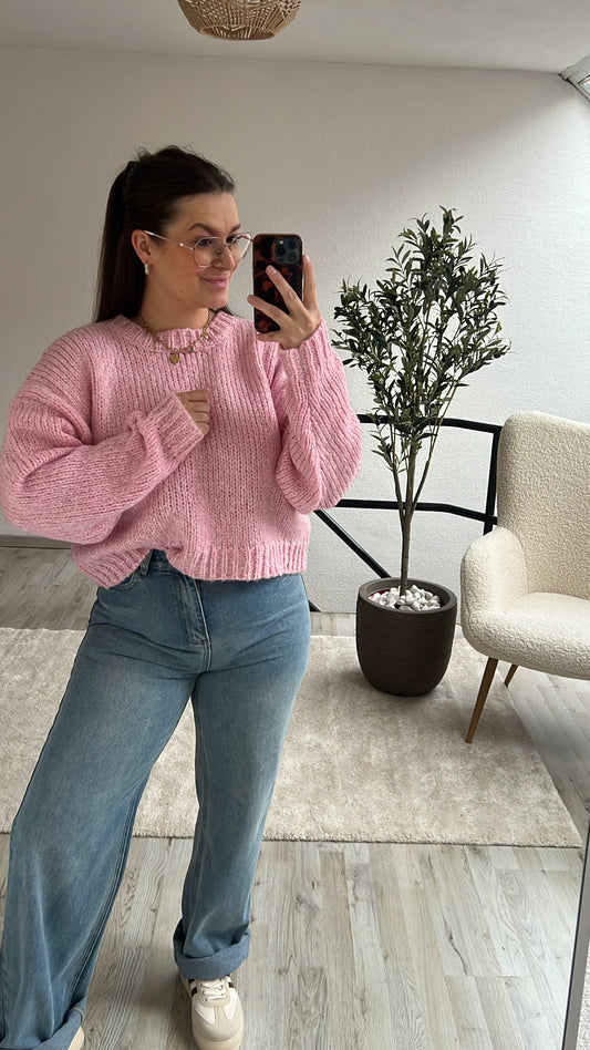 CHUNKY KNIT ROZE