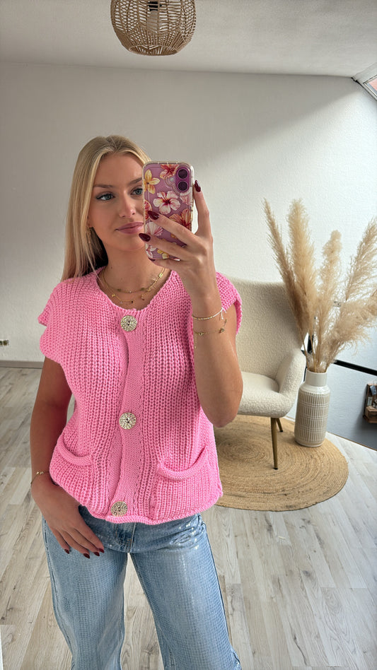 Knit top roze