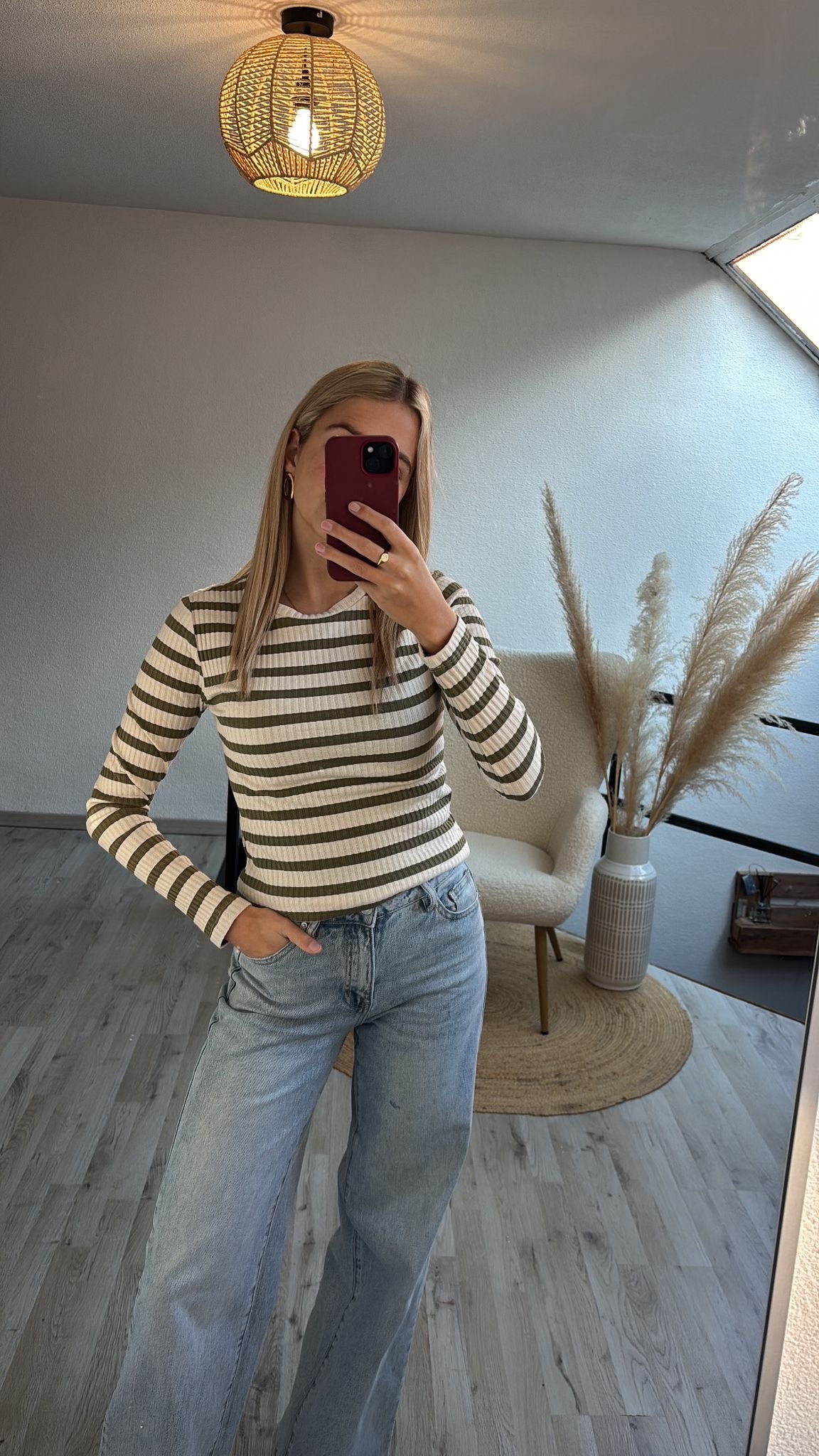 Gestreepte longsleeve