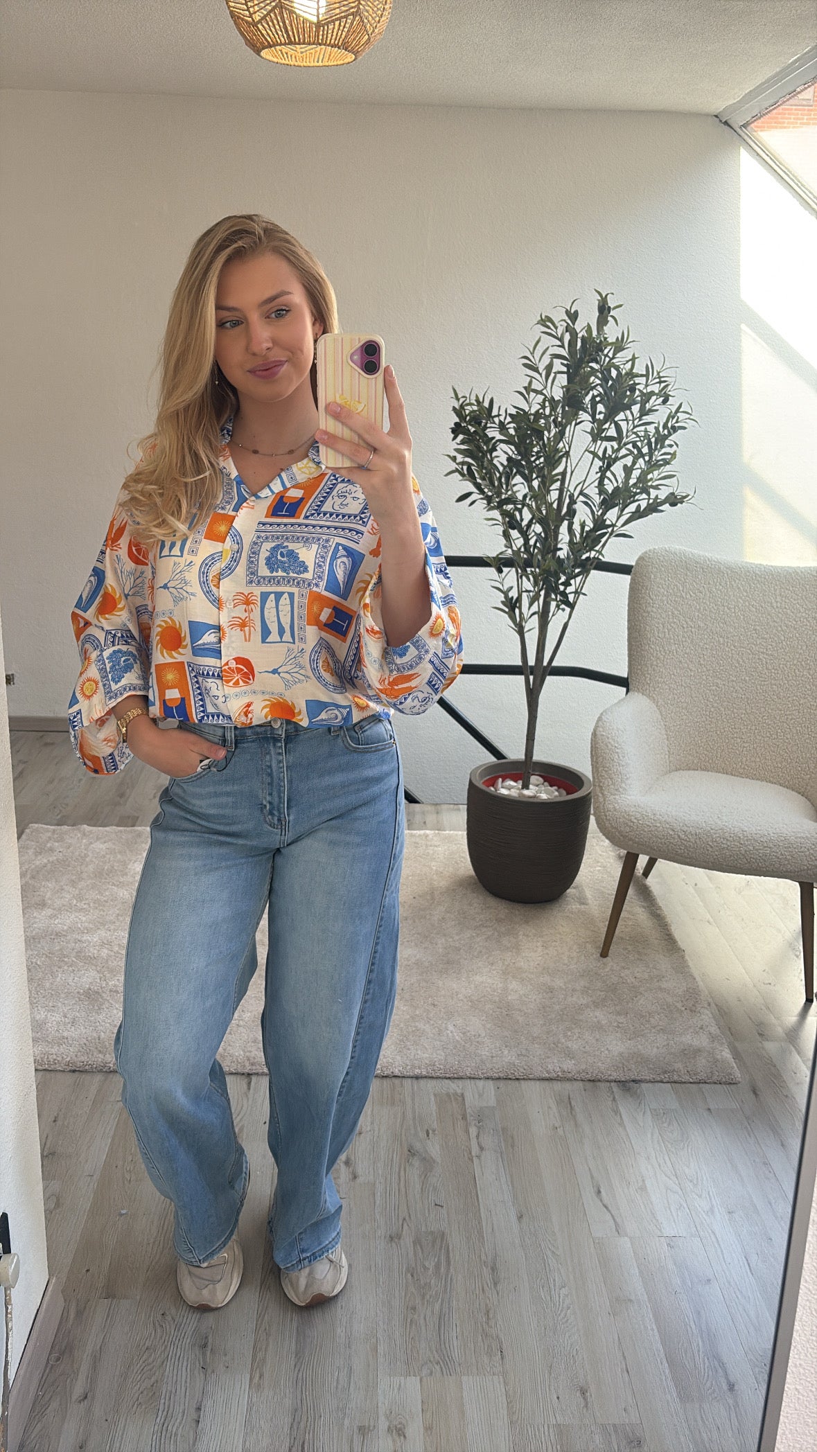 PRINTED BLOUSE