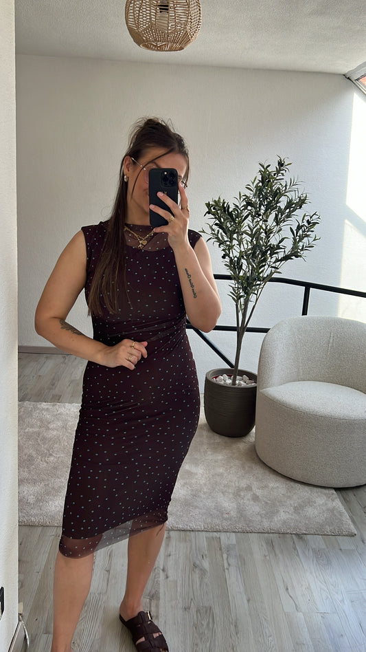 MESH JURK POLKADOTS