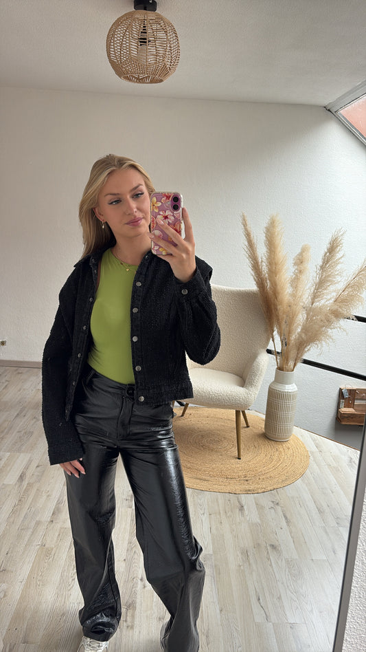 Jeansjasje zwart