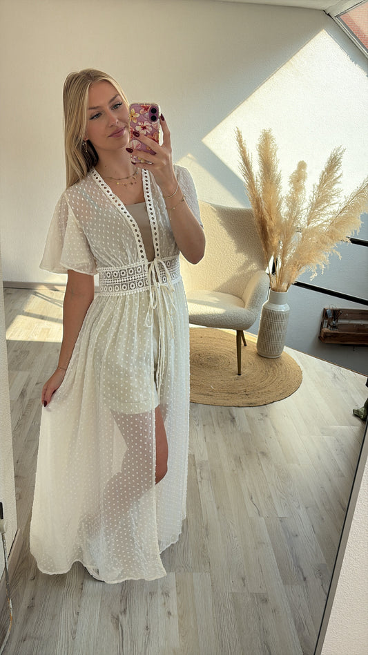 Witte kimono
