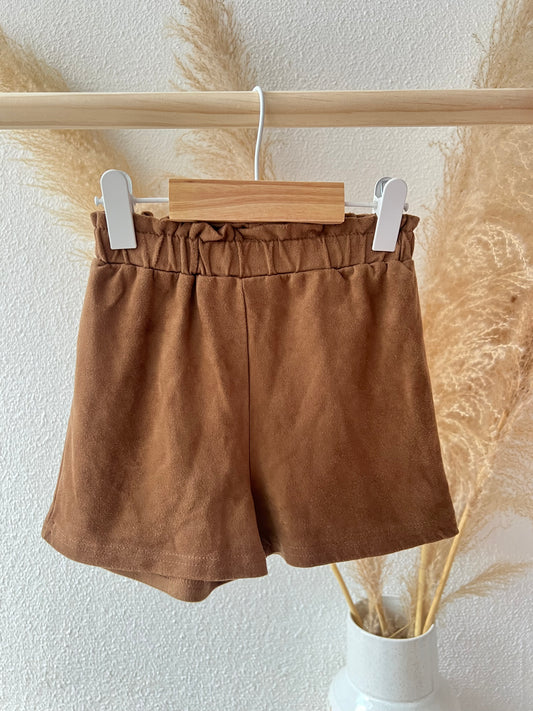 Suede shortje