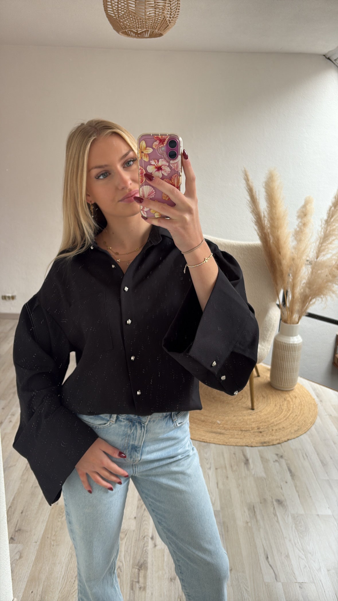 Zwarte blouse