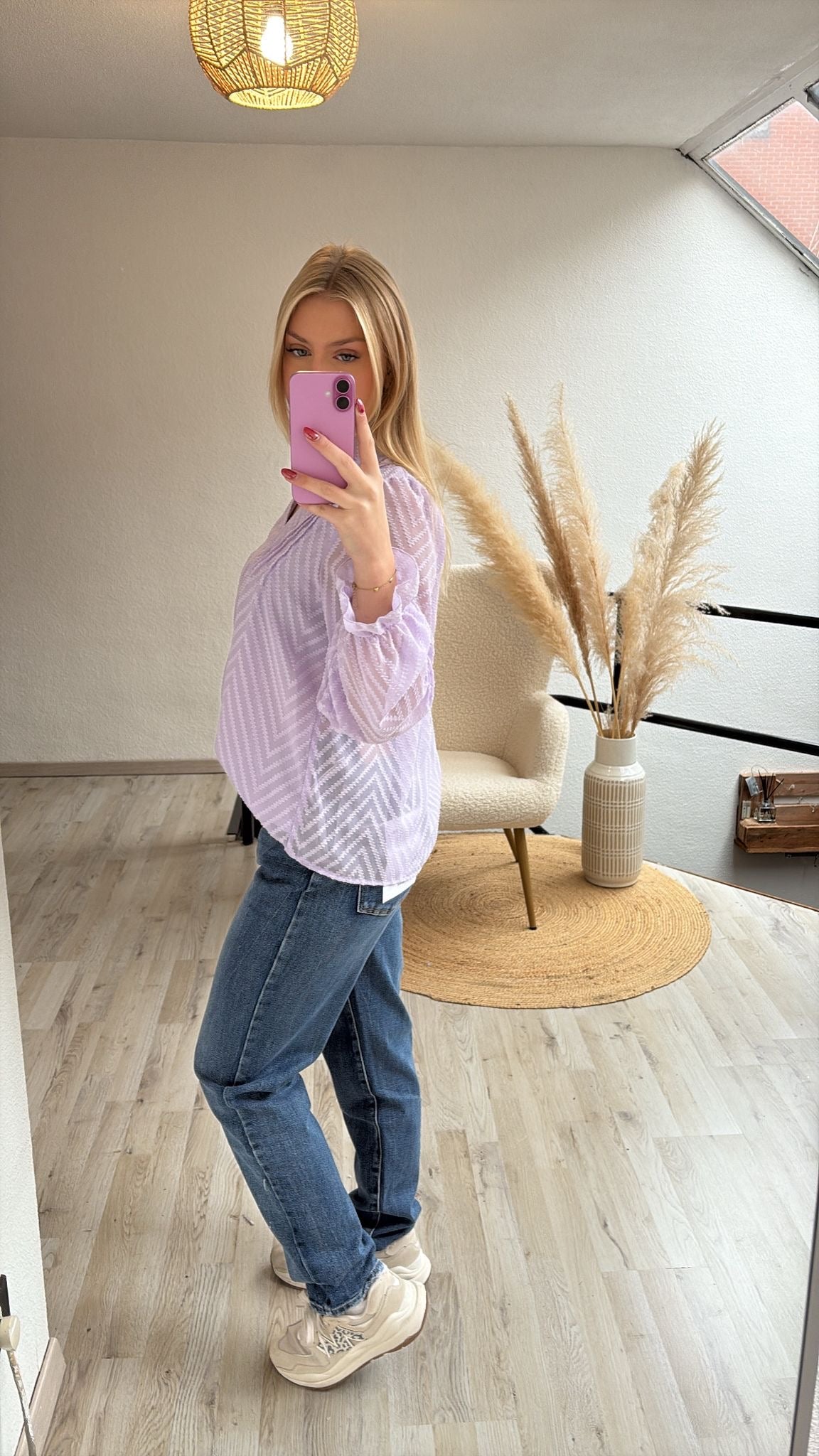 Lila blouse