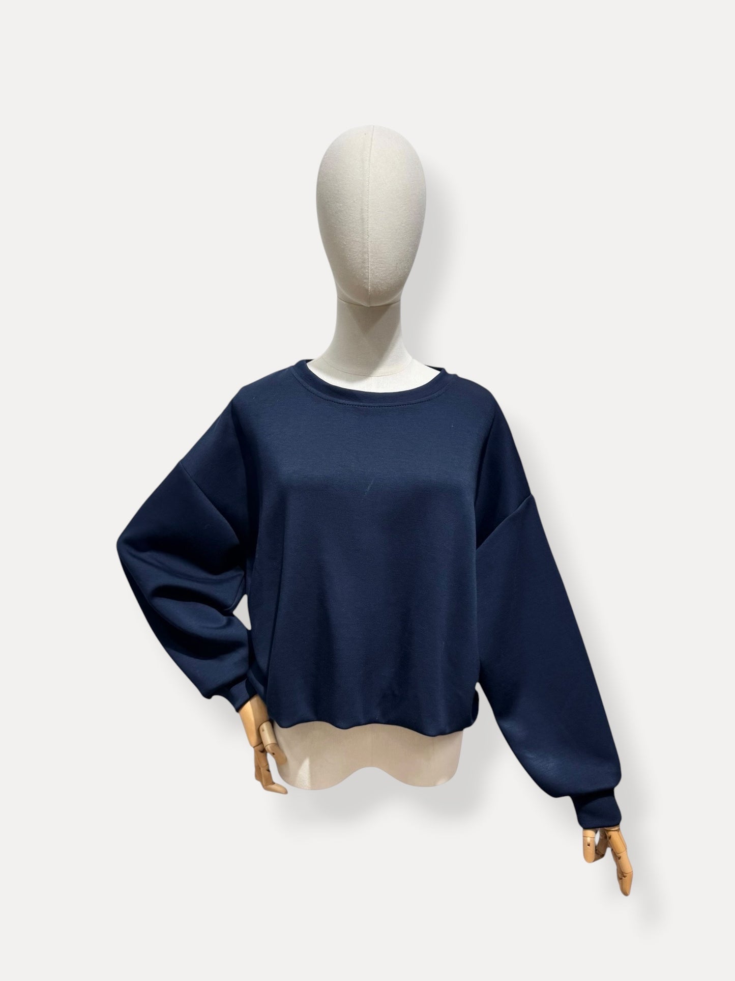 MARINE PUFFY SWEATER