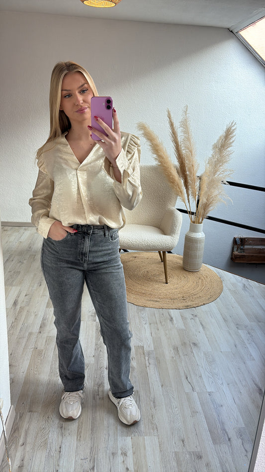 Goudkleurige blouse