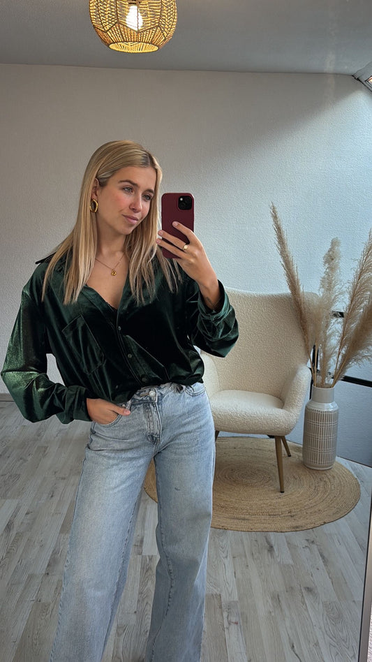 Velvet blouse