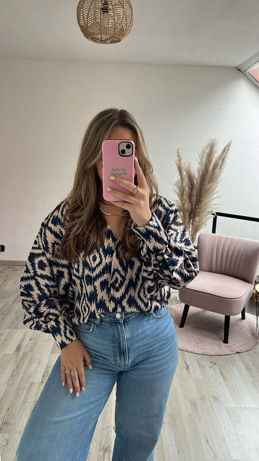 Blouse met print