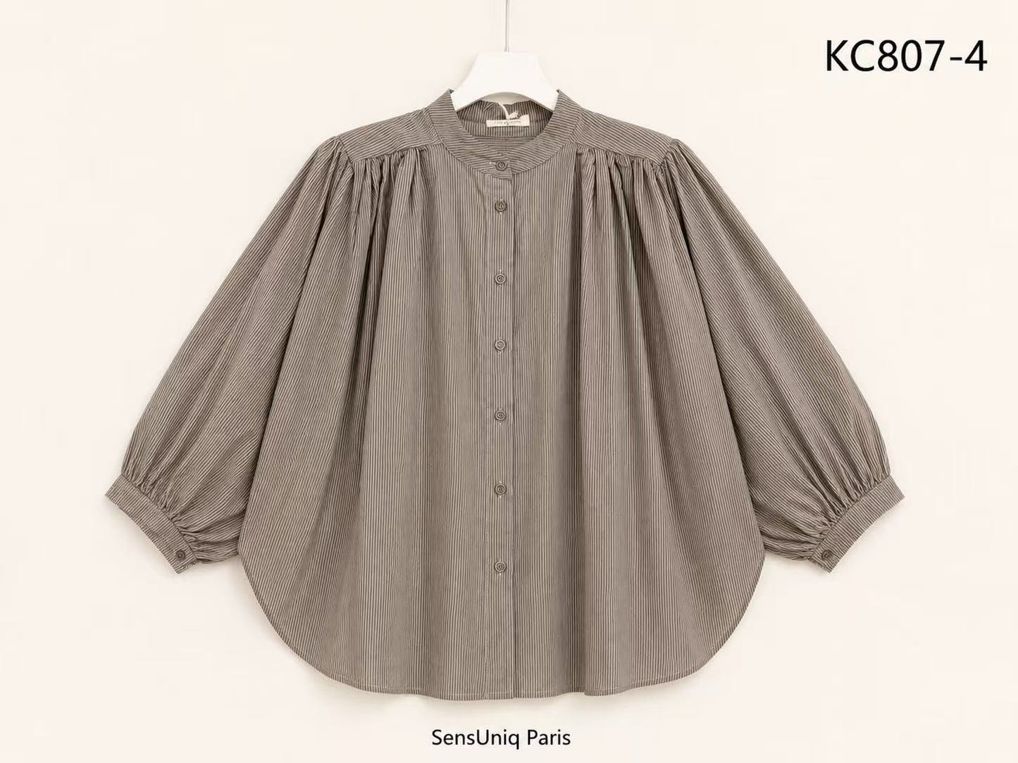 GESTREEPTE BLOUSE