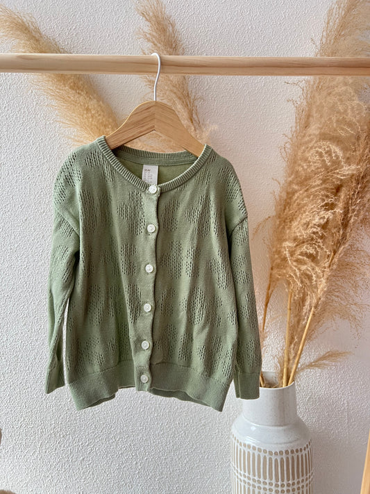Khaki cardigan