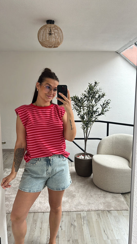 GESTREEPT SHIRT