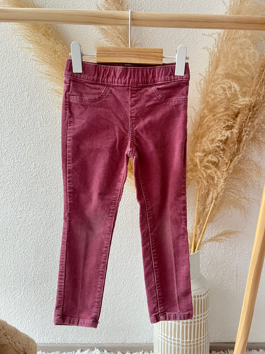 Ribbed broek