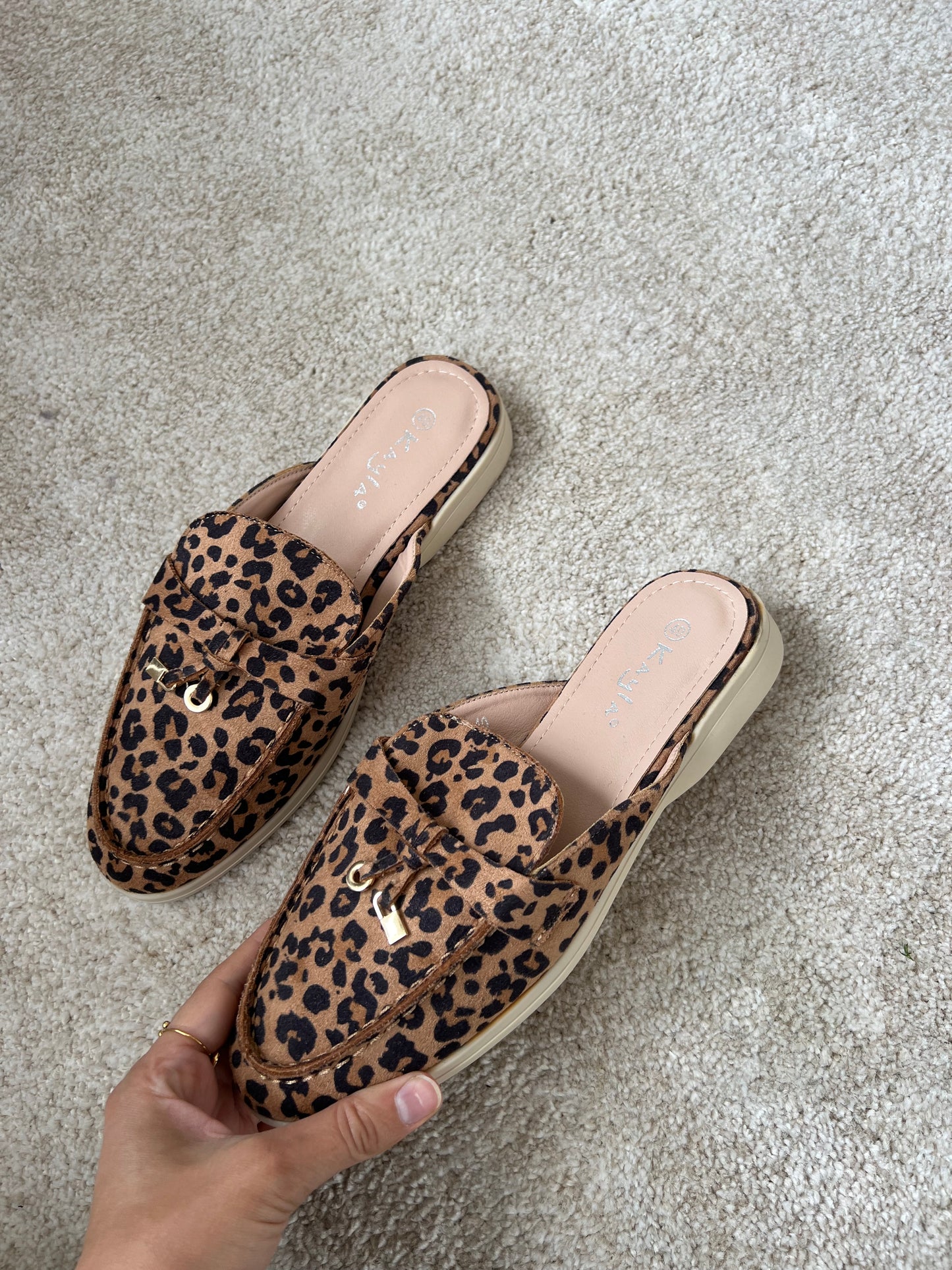 LEOPARD LOAFERS