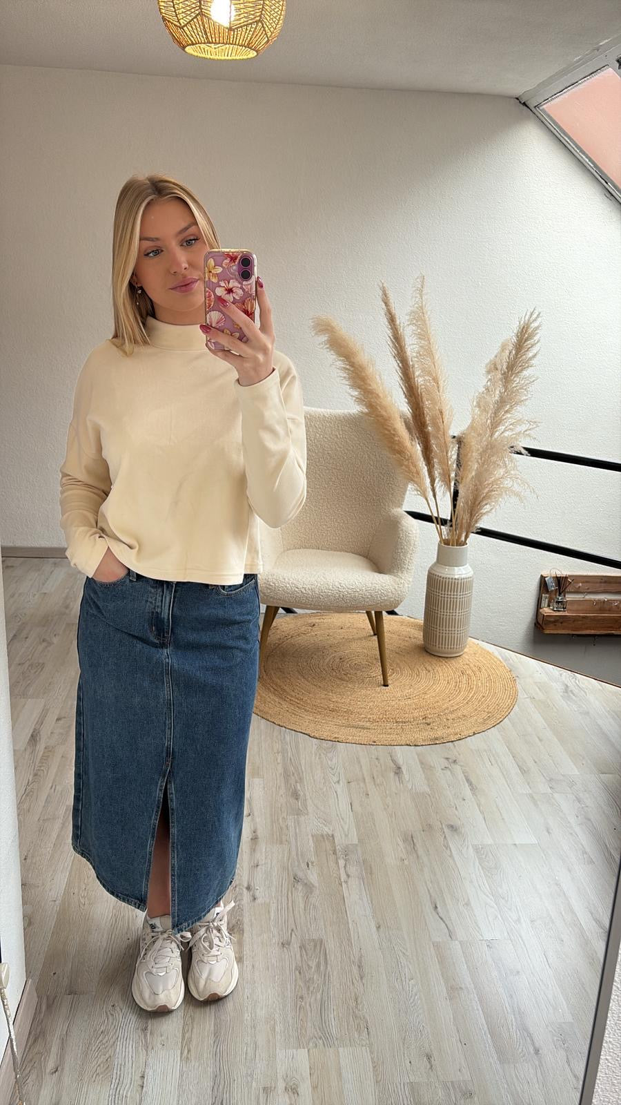 Jeansrok donkerblauw