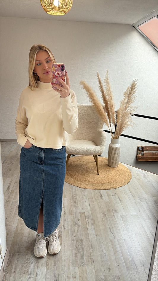 Jeansrok donkerblauw