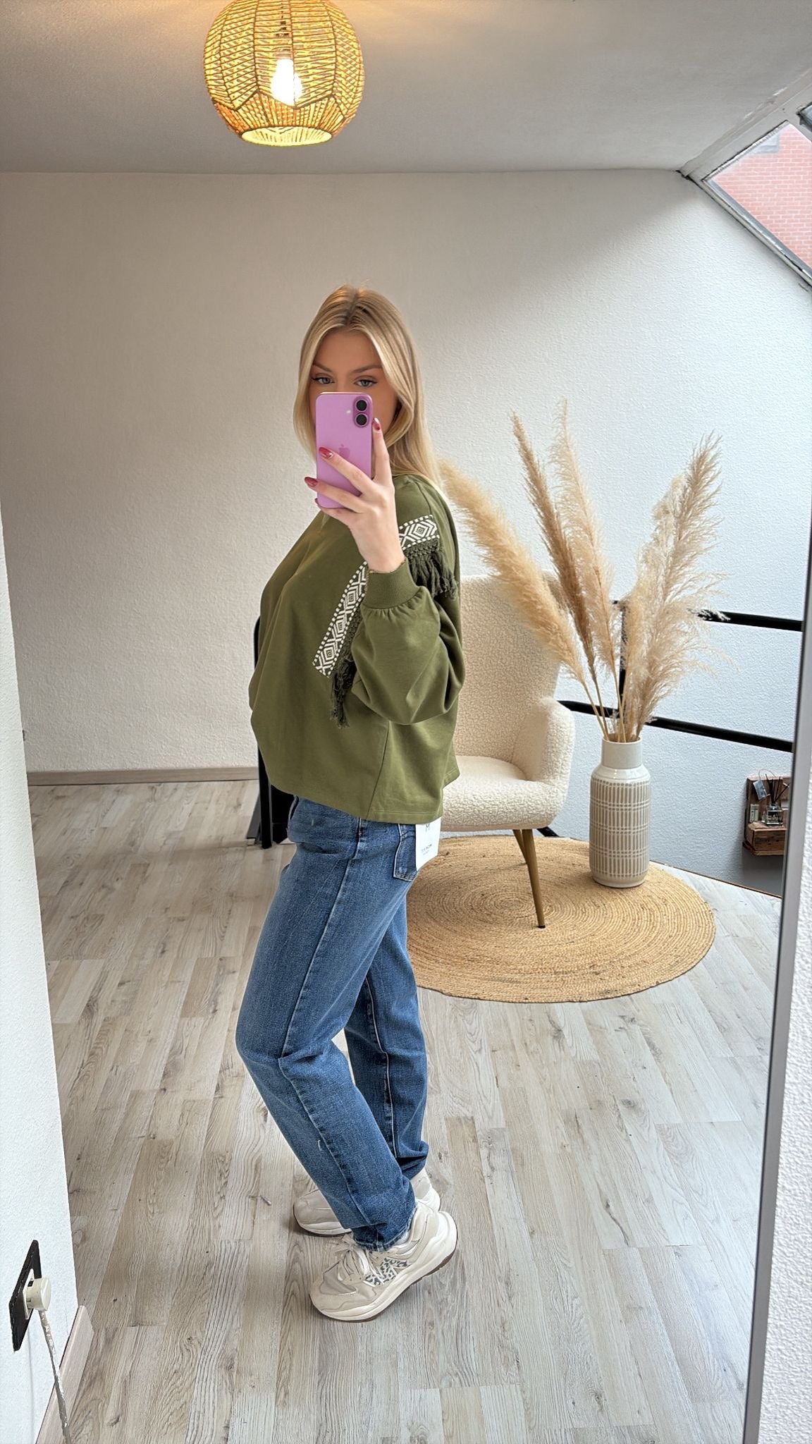 Khaki sweater