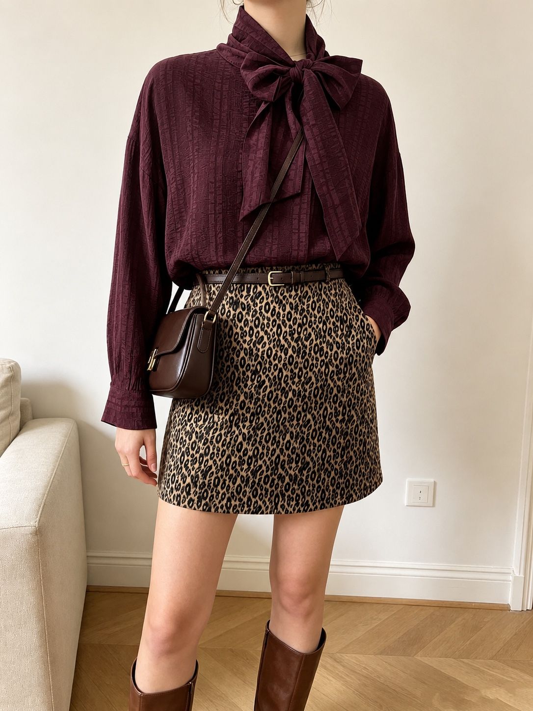 LEOPARD ROK