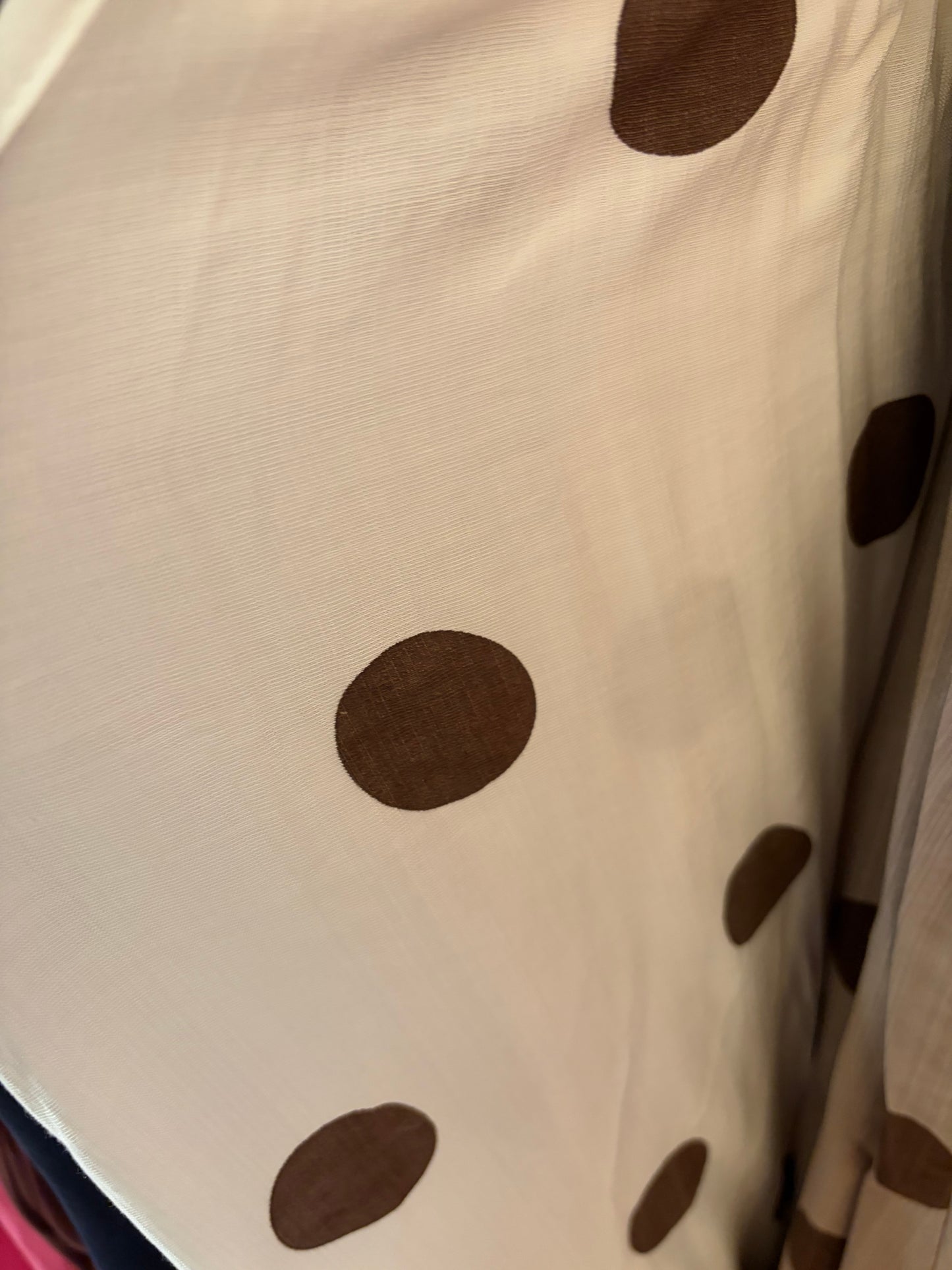 POLKADOT JURK WIT