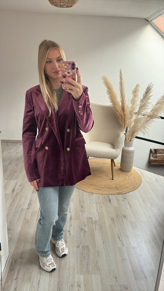 Velours blazer