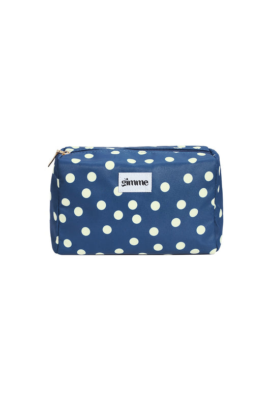 Toilettas polkadots blauw