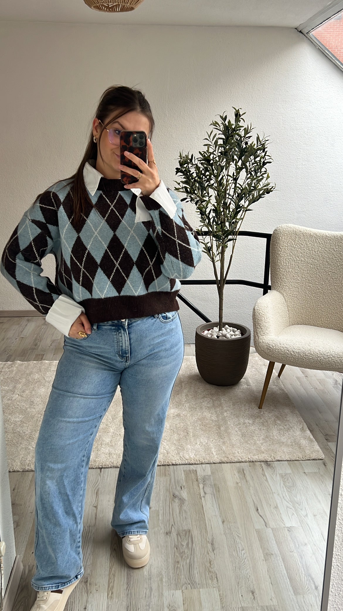 GERUITE TRUI HEMD BLAUW