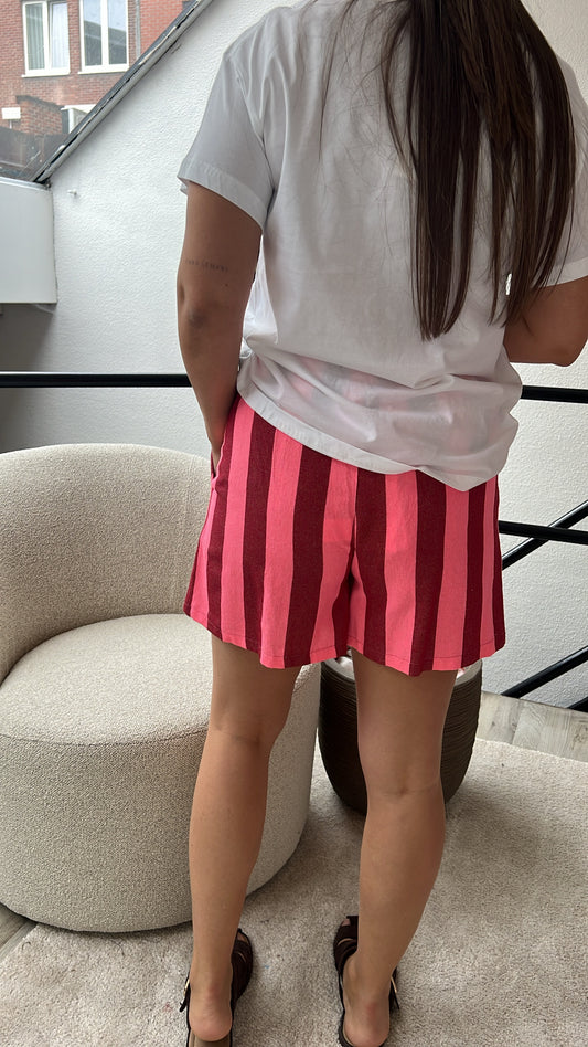 SHORT ROZE - BURGUNDY