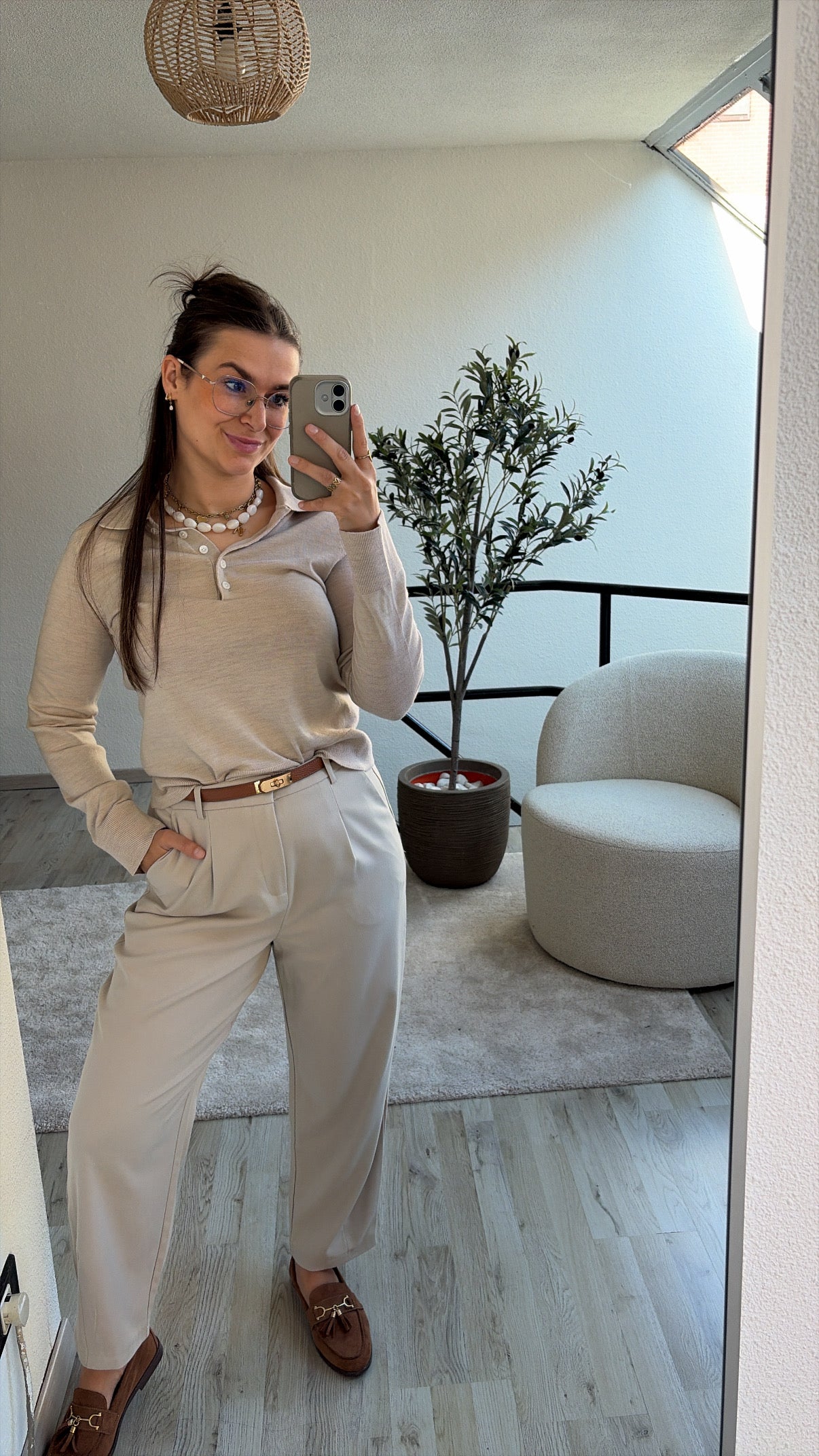 BEIGE PANTALON