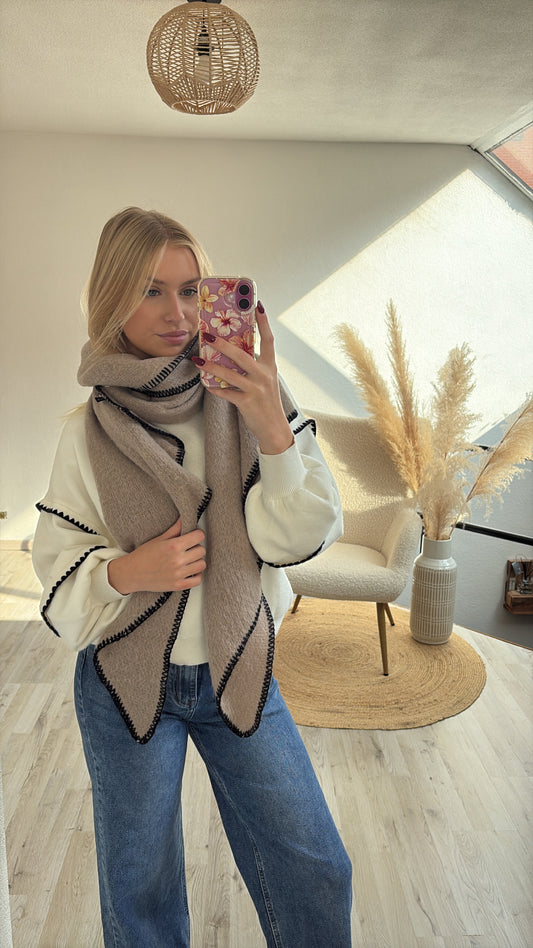 Sjaal beige