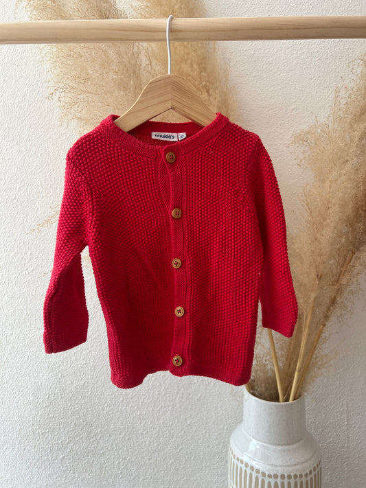 Rode cardigan